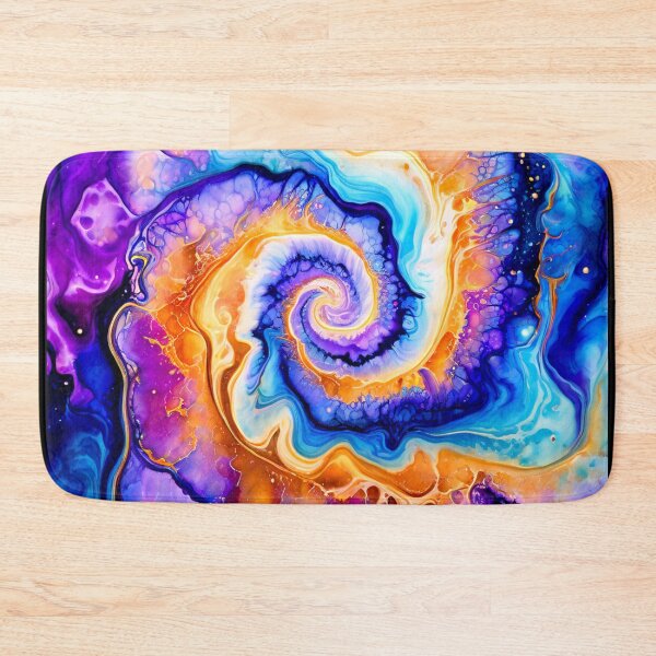 Item preview, Bold Cosmic Geode Swil Watercolor designed and sold by BirdsnStuff.