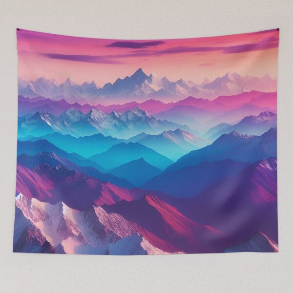 Item preview, High colorful mountains designed and sold by mahmoudfarrag.