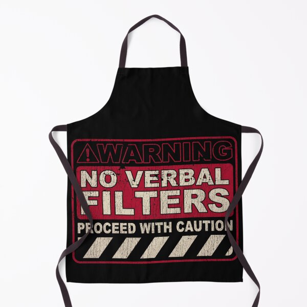 Item preview, Warning No Verbal Filters designed and sold by UnlimiteeLLC.