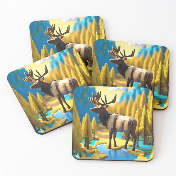 Item preview, deer in the forest designed and sold by Rainbow Paws Garden.