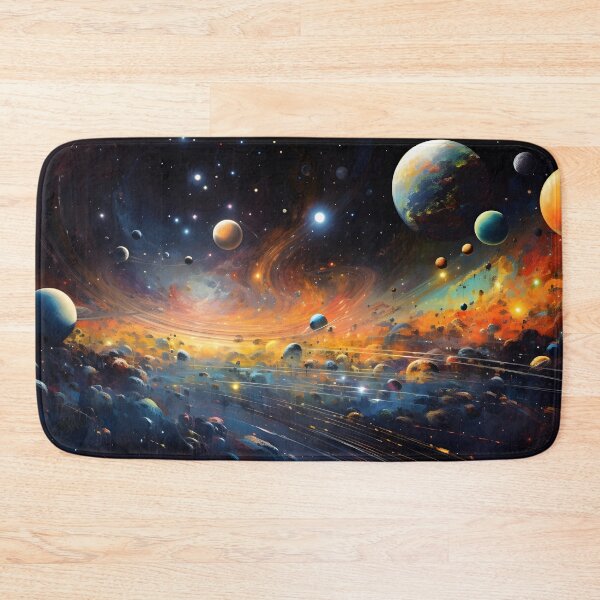 Item preview, Cosmic Symphony: A Vivid Universe of Colors and Planets designed and sold by GreenInkXpress.