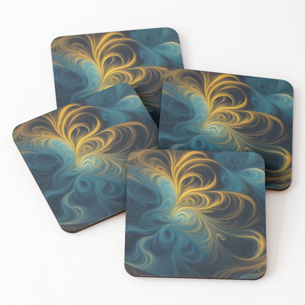 Item preview, Blue and Yellow Cosmic Radiance designed and sold by BirdsnStuff.