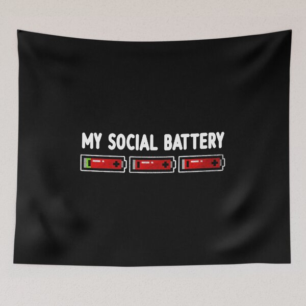 Item preview, My social battery designed and sold by AnishaCreations.