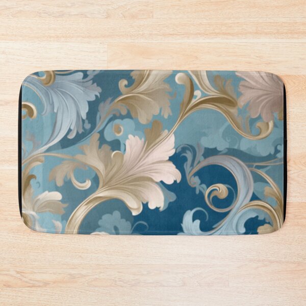 Item preview, Etheral Rococo Swirl Florals designed and sold by BirdsnStuff.