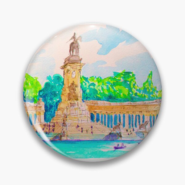 Item preview, Madrid. Parque del Retiro. designed and sold by Tereza Pilar Art.