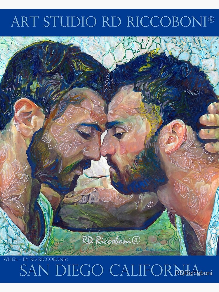 When by artist RD Riccoboni - Gay couple by RDRiccoboni