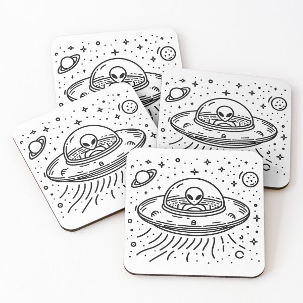 Item preview, Aliens travel the universe designed and sold by yumi86.