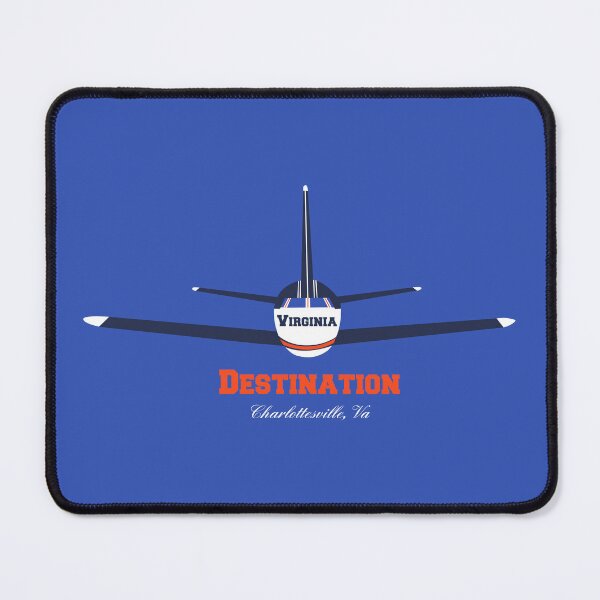 Item preview, Destination Charlottesville Virginia VA Airplane Airport Logo  designed and sold by Lartheviking.