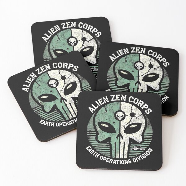 Item preview, Alien Zen Corps Earth Operations Division Design designed and sold by Tabu Touch.