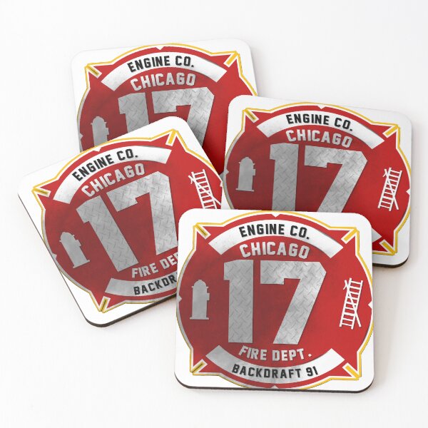 Item preview, Backdraft Inspired Fire Department Engine 17 Logo (Fired Version) designed and sold by TheFiveFive.