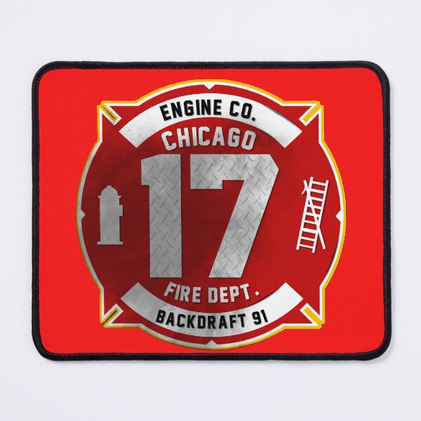 Item preview, Backdraft Inspired Fire Department Engine 17 Logo (Fired Version) designed and sold by TheFiveFive.