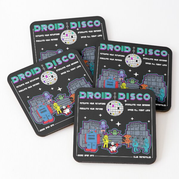 Item preview, Droid Disco Robot Party designed and sold by AtomicMalibu.