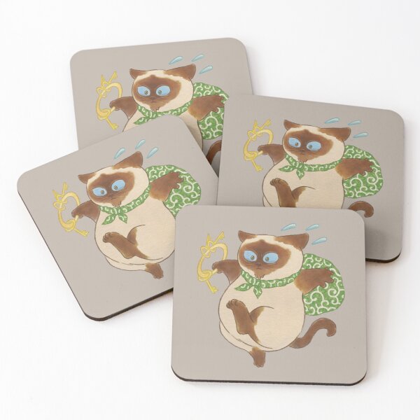 Item preview, Bandit the Cats Thefts — Siamese Cats designed and sold by OzzyMac.