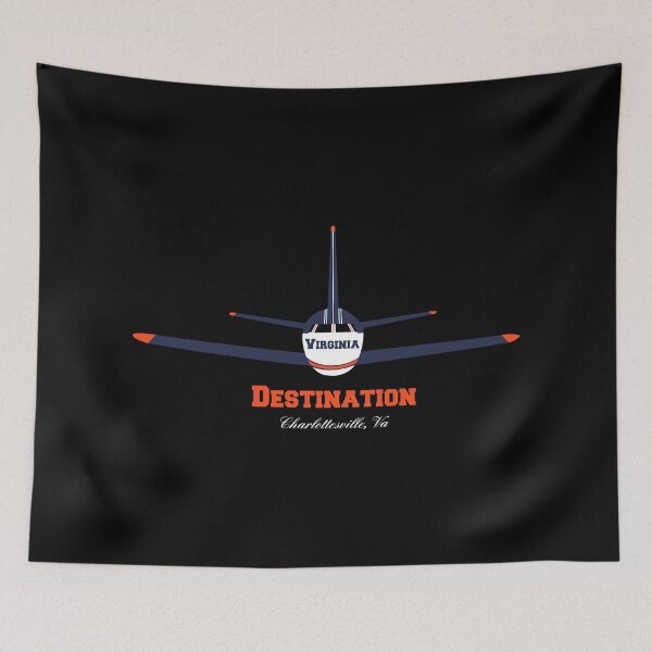 Item preview, Destination Charlottesville Virginia VA Airplane Airport Logo  designed and sold by Lartheviking.