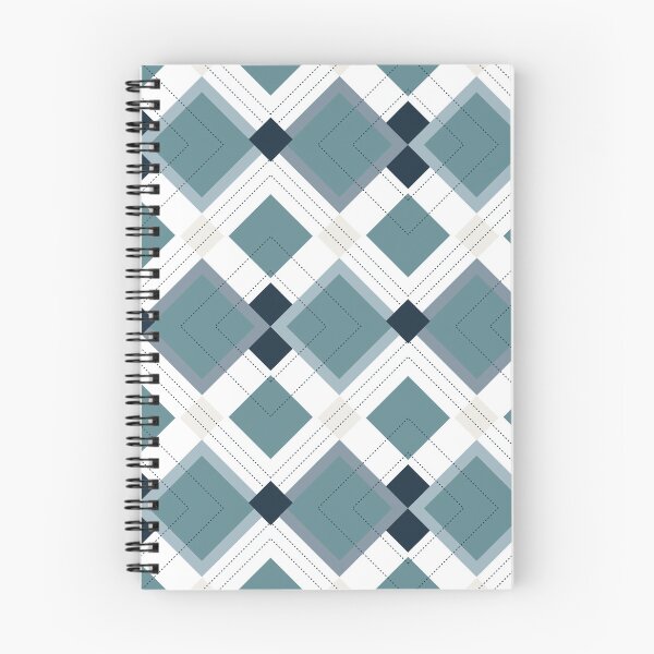 Item preview, A geometric pattern of squares and diamond shapes designed and sold by IftinDesigns.