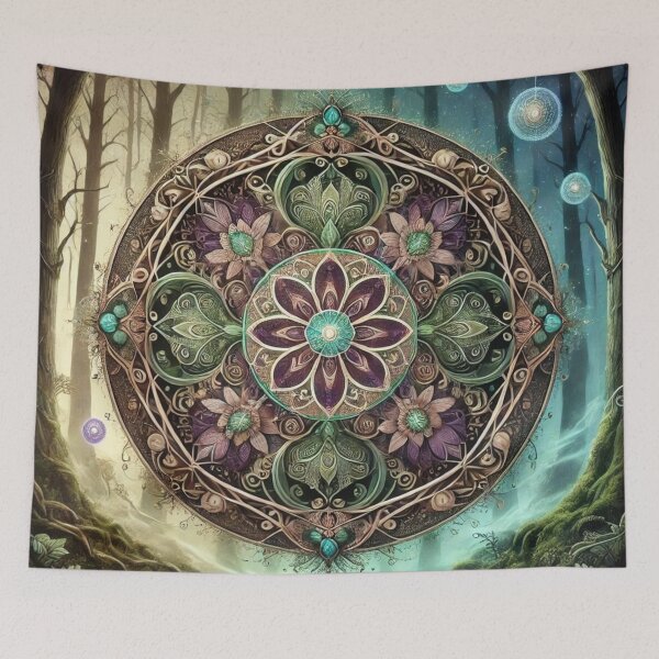 Item preview, Enchanted Forest Mandala designed and sold by Trac-Fusion.