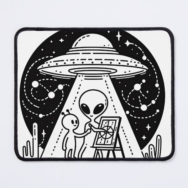 Item preview, Aliens travel the universe designed and sold by yumi86.
