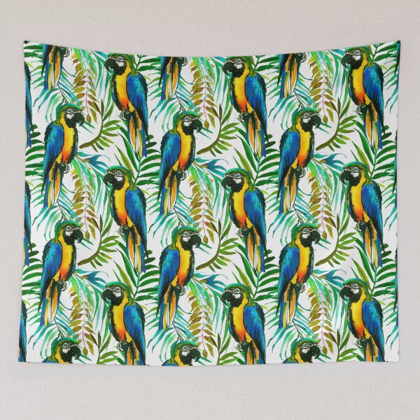 Item preview, Tropical jungle watercolor pattern designed and sold by Marty Party .