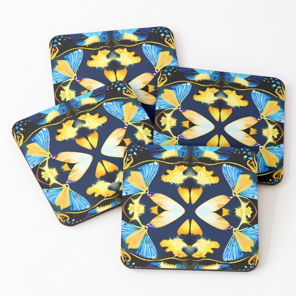 Item preview, Symmetrical kaleidoscopic Butterflies designed and sold by FocusedArt.