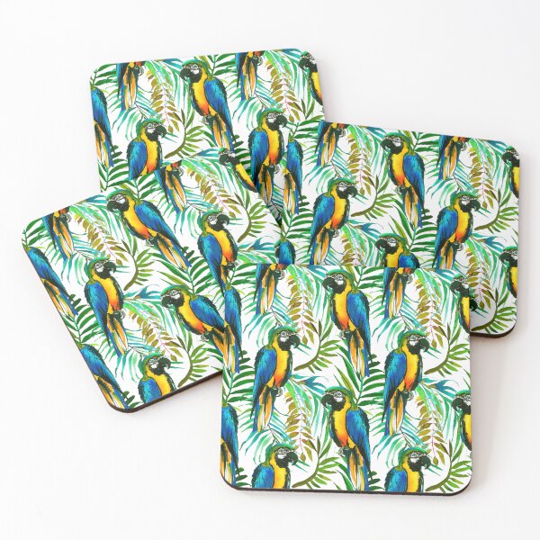 Item preview, Tropical jungle watercolor pattern designed and sold by Marty Party .