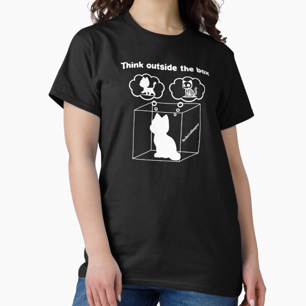 Item preview, Schrödinger's cat, think outside the box, quantum mechanics, physics designed and sold by FABulousStudio.