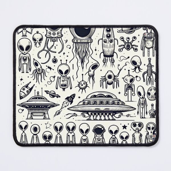 Item preview, Aliens travel the universe designed and sold by yumi86.