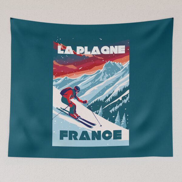 Item preview, La Plagne - Paradiski - France  designed and sold by GoodOldVintage.