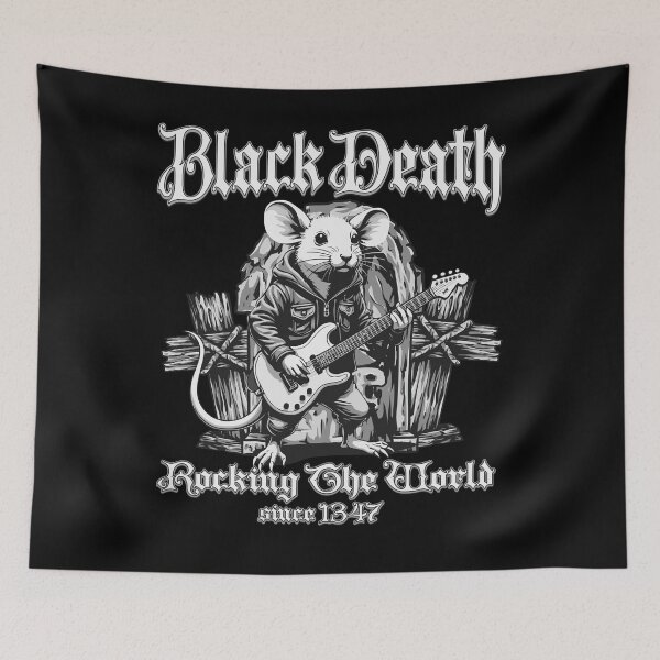 Item preview, Black Death Rocking the World since 1347 designed and sold by EmmiFoxDesigns.