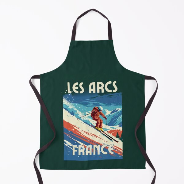 Item preview, A Vintage Travel Illustration of Les Arcs - France designed and sold by GoodOldVintage.