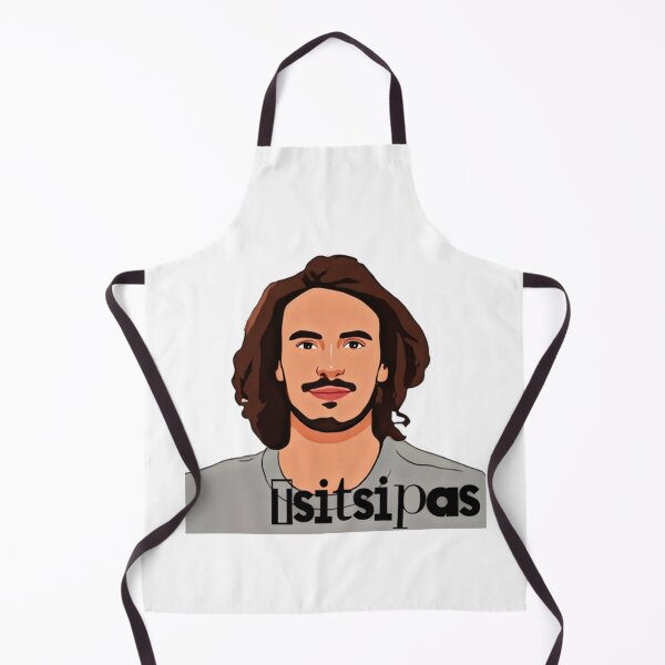 Item preview, Stefanos Tsitsipas cartoon designed and sold by AissTee.