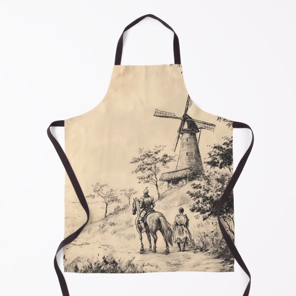 Artikelvorschau, Ritter und die Windmühle entworfen und verkauft von sakurashorty.