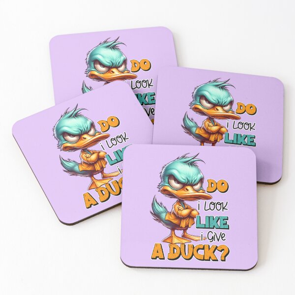 Item preview, Angry grumpy duck with a sarcastic quote designed and sold by LoneAngel.