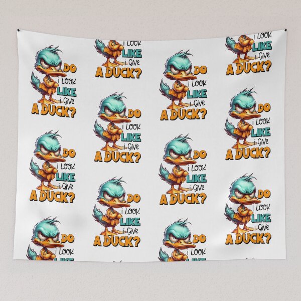 Item preview, Angry grumpy duck with a sarcastic quote designed and sold by LoneAngel.