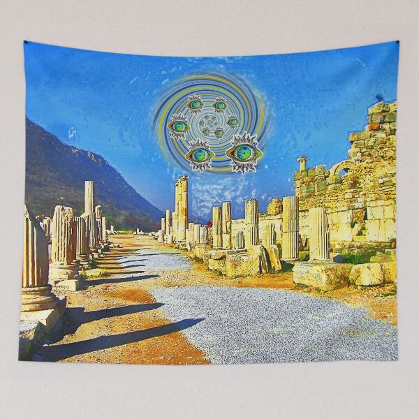 Item preview, FlamingEyeVortex/EndOfTheRoad designed and sold by Klaus Bremner (Autotelic Art).
