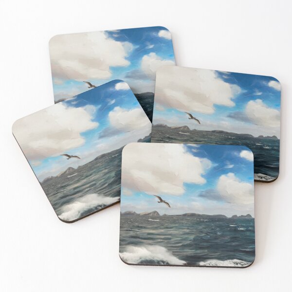 Item preview, Wild Atlantic Ocean - Seagull and Madeira Coast designed and sold by Dyrk Wyst Redbubble Shop.