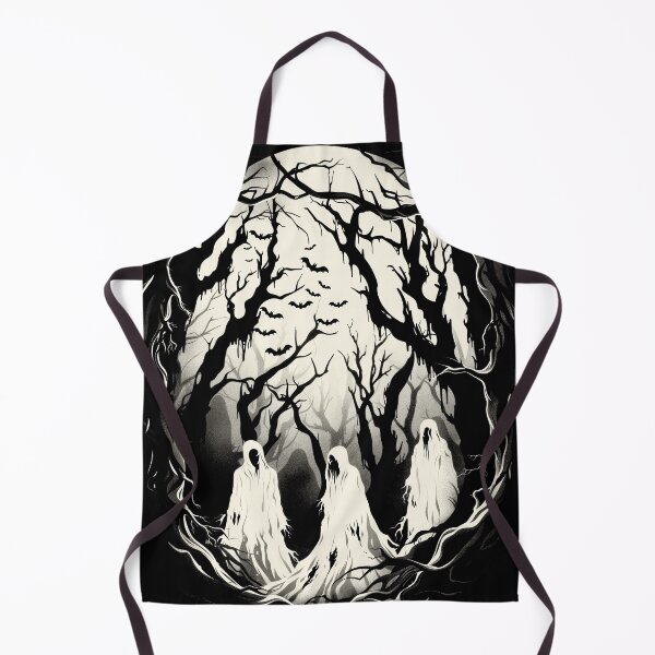 Item preview, Ghostly Trio in Enchanted Forest - Spooky Halloween Scene designed and sold by SRZT.