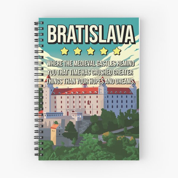 Item preview, Funny Bratislava Slovakia Review 5 Star Travel Poster designed and sold by Stadify.