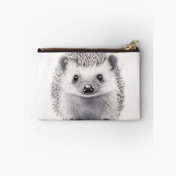 Artikelvorschau, Schwarz-weiße Igel-Bleistiftzeichnung entworfen und verkauft von Pencil-Art.