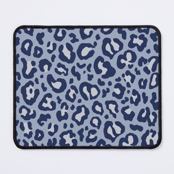 Item preview, A design of a jaguar fur pattern in royal blue and silver. designed and sold by HEMRO.