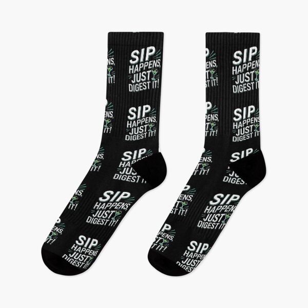 Item preview, Sip Happens Just Digest It Quote designed and sold by artwaves.