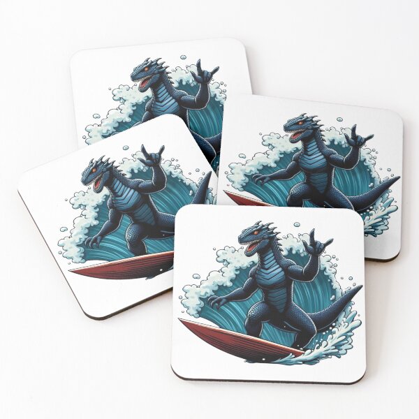 Item preview, Cute Surfer Iguana designed and sold by Aqmean.
