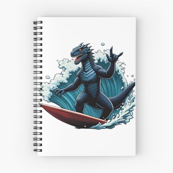 Item preview, Cute Surfer Iguana designed and sold by Aqmean.