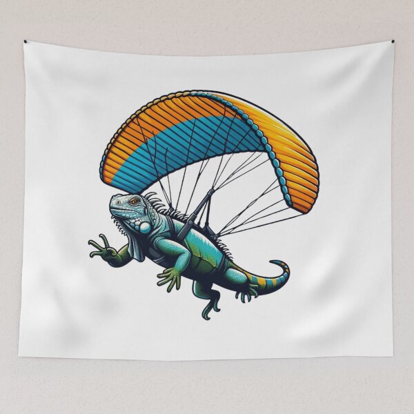 Item preview, Paragliding Iguana designed and sold by Aqmean.