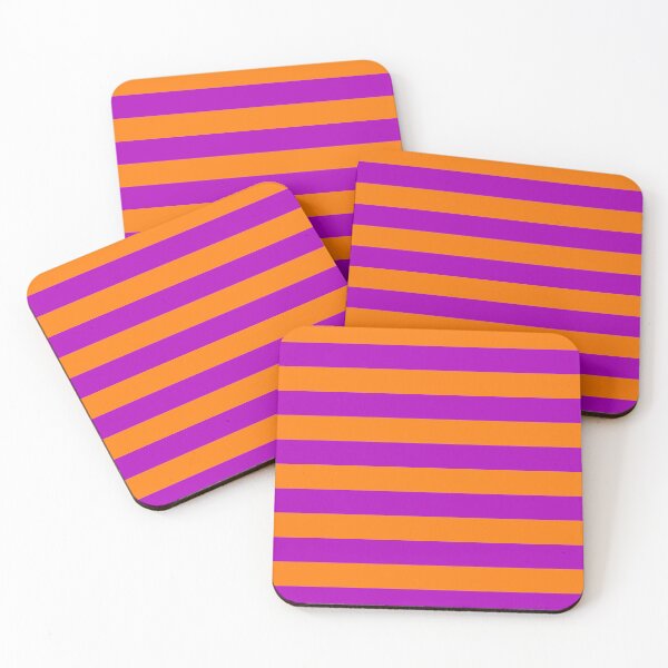 Item preview, Orange Purple Stripes designed and sold by PatternTitan.