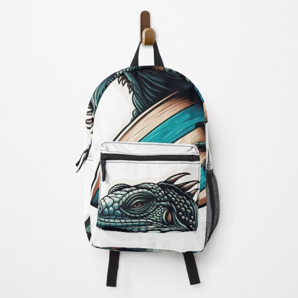 Item preview, Surfing Iguana: Nature’s Chill Vibes designed and sold by Aqmean.