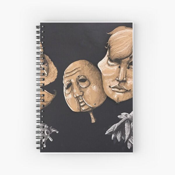 Masks Spiral Notebook