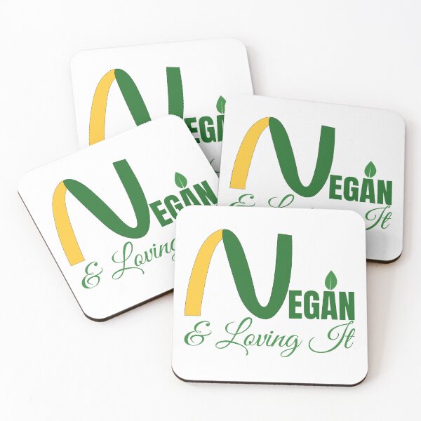 Item preview, Vegan & Loving It - Playful iconic logo Vegan Parody Design designed and sold by ArtfullyJua.