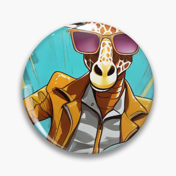 Item preview, Giraffe on a Motorcycle designed and sold by BADESIGNZZ.