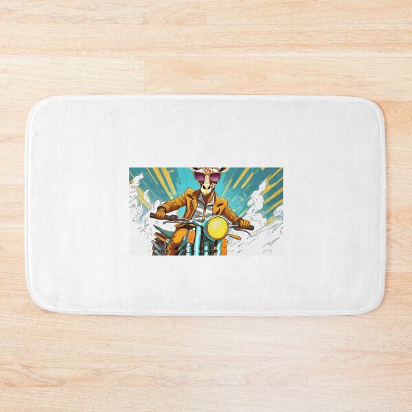 Item preview, Giraffe on a Motorcycle designed and sold by BADESIGNZZ.