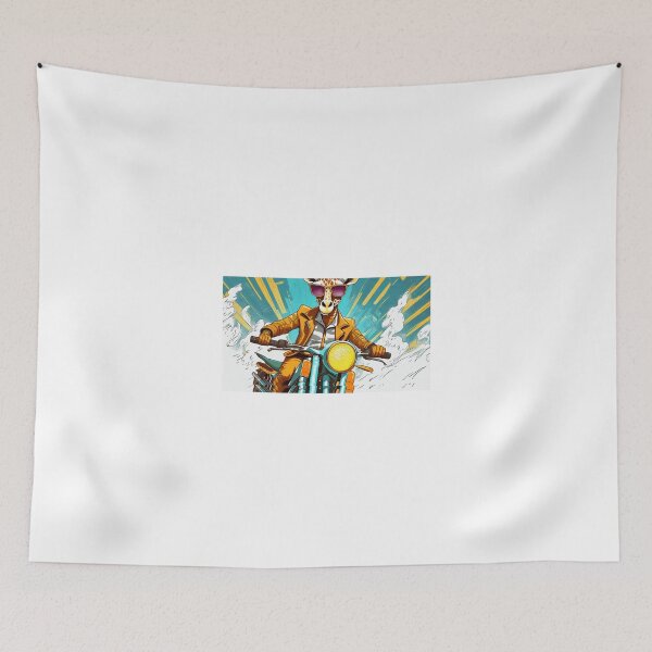 Item preview, Giraffe on a Motorcycle designed and sold by BADESIGNZZ.